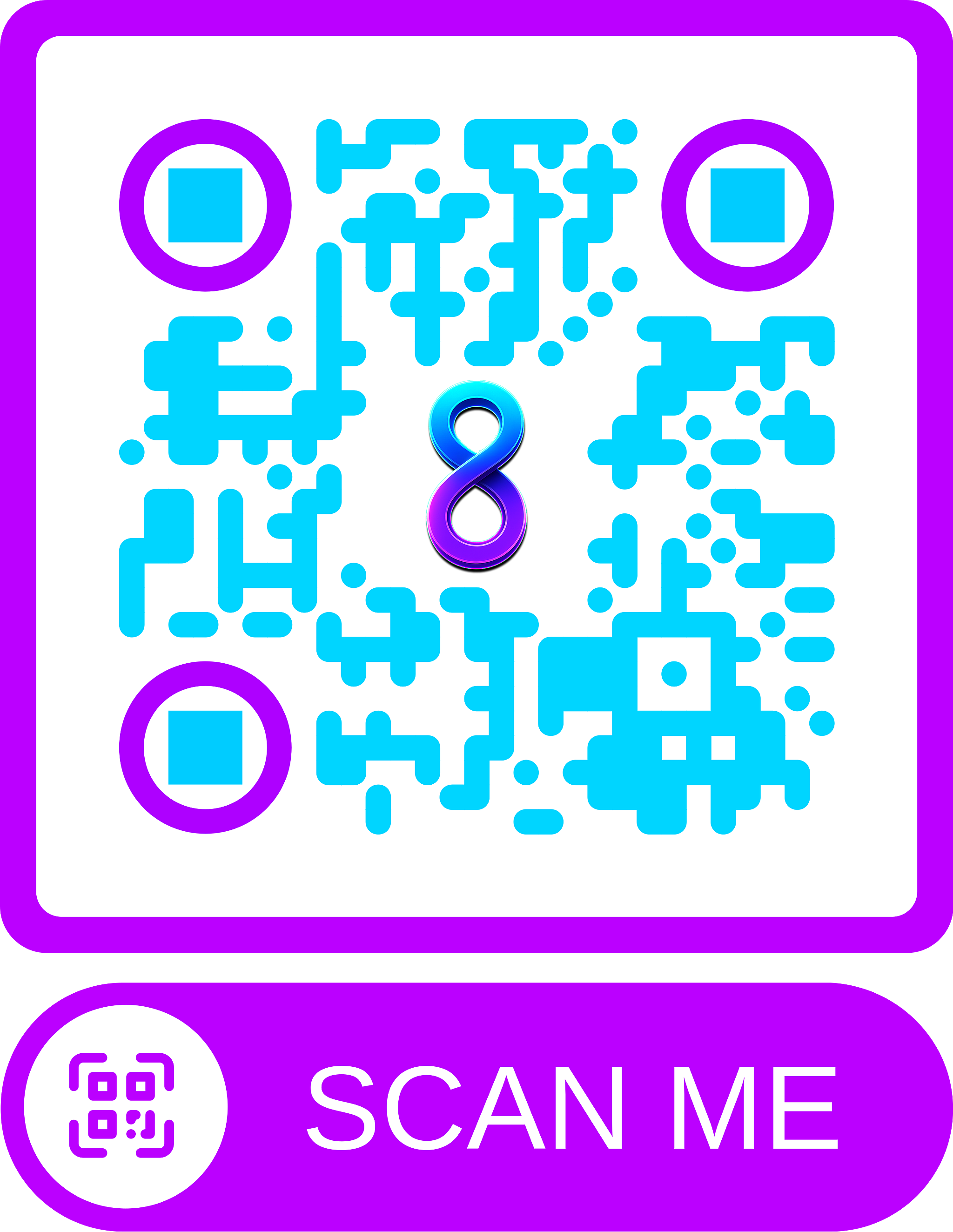 Infin8 Apps Discord invite QR code